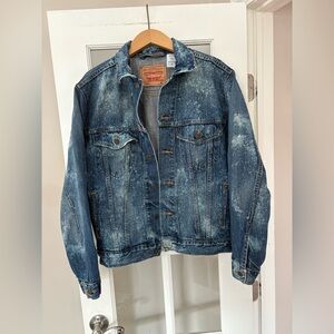 Vintage Levi’s Denim Jacket 70507 Speckled Splatter Acid Washed Trucker Size M